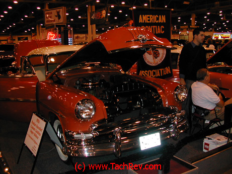 Front view of 1954 Custom Catalina Super Deluxe owned by APA member Mike Steiner