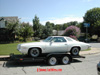 Side view of 1st day with "Miss Lilly" our 1973 Pontiac Grand Am.