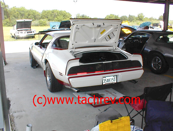 Jimmy Flemming installed 3" exhaust on his restored Macho T/A # 53 1979 400 4speed Trans Am