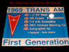 Alan Stubbs' show board for his 1969 Trans Am
