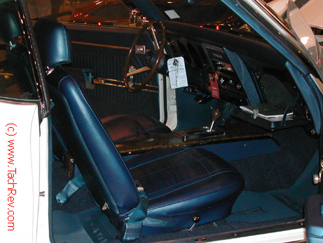 Passenger view of interior