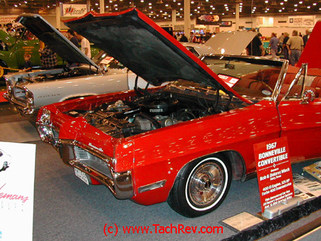 67 Bonneville engine compartment