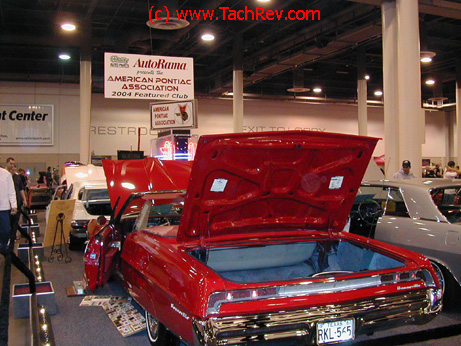 Trunk up view of  1967 Bonneville Convertible