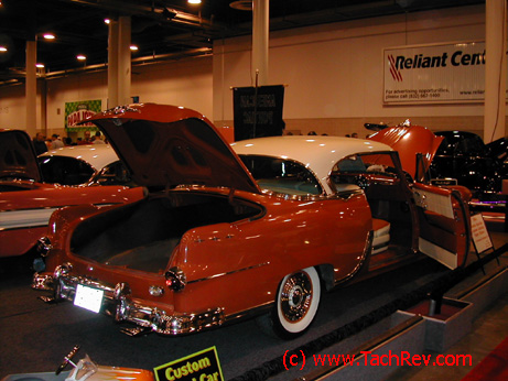 Beautiful 1954 Custom Catalina Super Deluxe owned by APA member Mike Steiner - note matching Pedal Car!