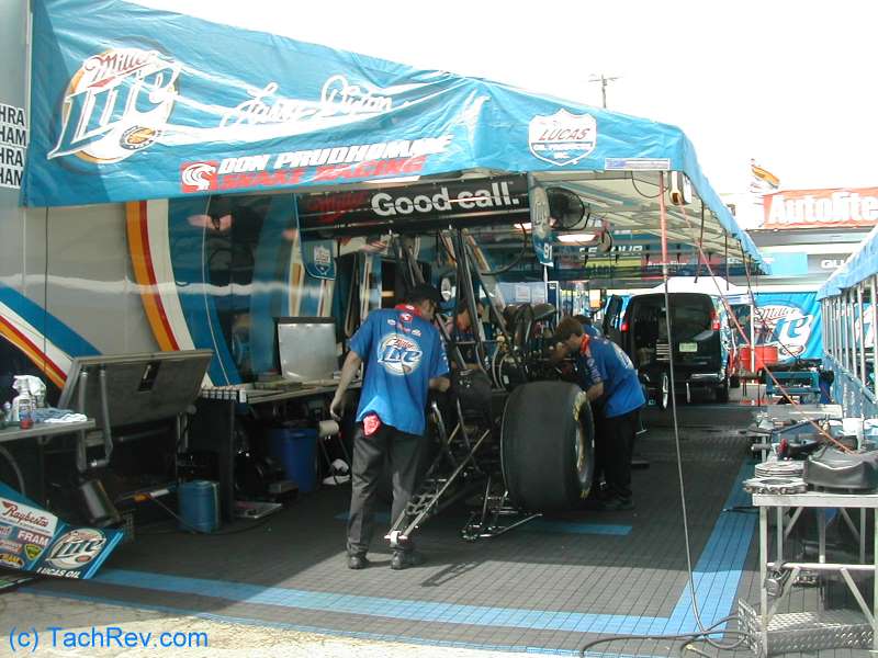 Don Prudhomme's Snake Racing Larry Dixon driven Top Fuel Dragster