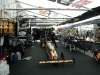 Tony's HRP Pit in 2004.  Notice the subtle differences in the car from the NHRA photo below? 