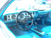 Jay Lord's 1970 Custom Blue T/A interior