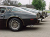 Tri - Tail view of trio of Y-84 Bandit Trans Ams