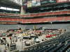 Zoom in walking down to the show.