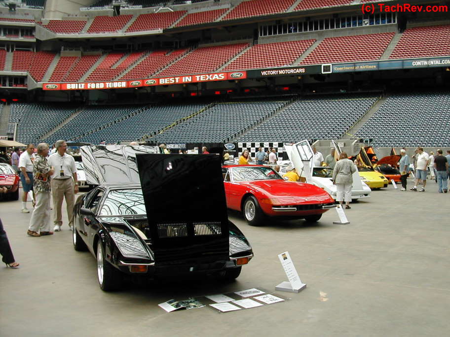 Pantera, Ferrarri GTO, and Lamborghini's