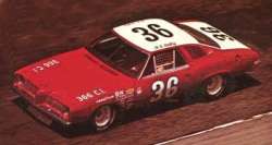 A Very Rare 1973 Grand Am stock car driven by Houston Texan H.B. Bailey.