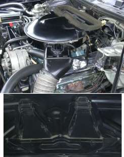 Air Cleaner and NACA hood structure mount of functional Grand Am Ram-Air Induction System