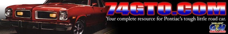 Link to the 74GTO.COM website here 