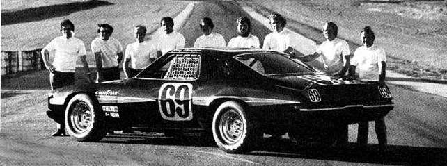 Maybe the most sanitary Pontiac Grand National sedan ever, was built by Team Associates. Herb Adams is team manager and is the driving force behind this and the two previous (Pontiac race) cars. Tom Nell, a graduate of Pontiac’s long-ago NASCAR effort in the early ‘60’s, directs the Grand Am’s engine and drive train sections, and is co-owner of the car. The other two main characters in the enterprise are Ted Lambris (basic body and fuel system) and Harry Quackenboss (chassis). Driver is Jerry Thompson (from the) devastating Owens-Corning Thompson-DeLorenzo Corvettes (SCCA race) teams.