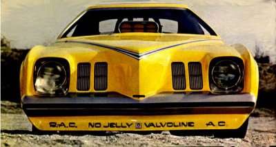 Mickey Thompson's 1973 Grand Am Revelleader Nose view