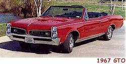 1967 GTO - image and text courtesy We Love Pontiacs.com