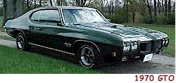 1970 GTO - image and text courtesy We Love Pontiacs.com