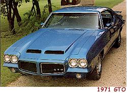 1971 GTO - image and text courtesy We Love Pontiacs.com