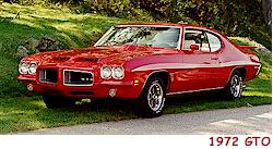 1972 GTO - image and text courtesy We Love Pontiacs.com