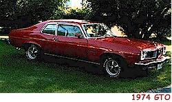 1974 GTO - image and text courtesy We Love Pontiacs.com