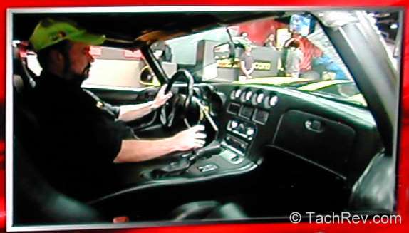 Waiting to be given the signal to roll into the 2nd and final bid section of the Mecum Houston 2012 auction
