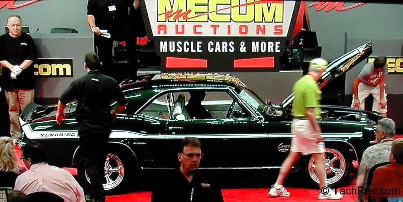 This 1969 Yenko/SC Camaro Clone drew a lot attention from the auction staff and bidders.