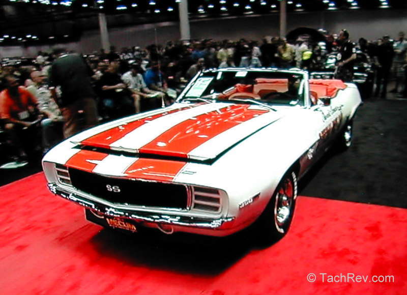 Lot No. S231 1969 Camaro Z-11 Pace Car Convertible 350 Auto White w Orange Striping & Interior Van Nuys Ca built