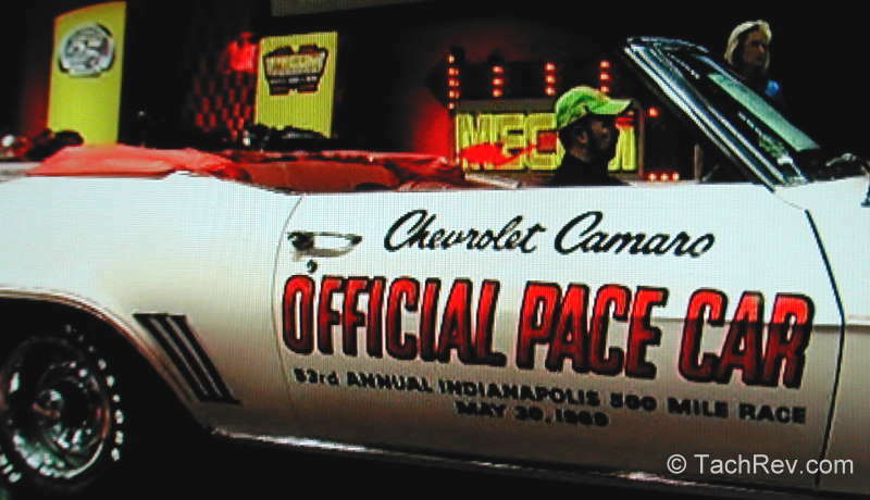 1969 Camaro Z-11 Official Pace Car door decal call-outs