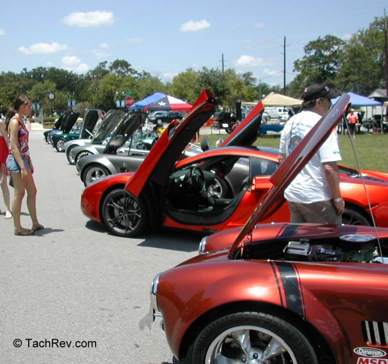 This was just the start of the car show view at 10am.