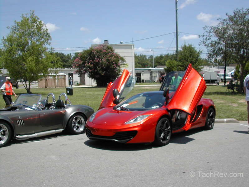 This new 2012 McClaren had a crowd around it for most of the day.