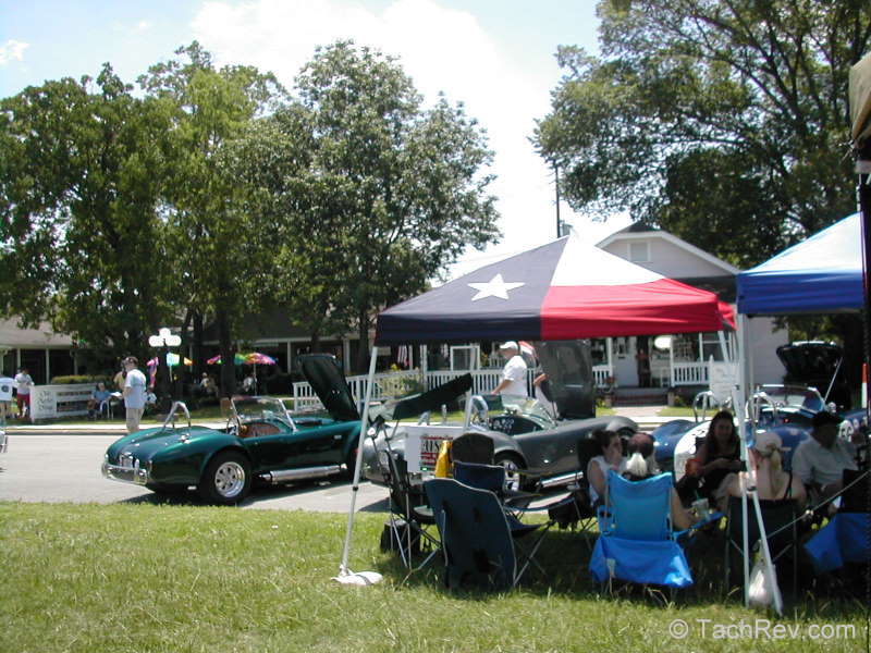 Some of the many vendors tents that offered shade and refreshment. The BBQ provided by WZL - Wenzel Downhole Tools really was tasty and hit the spot!