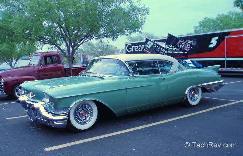 Closer view of one of the premium display cars ...Cadillac in mint.