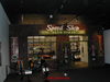 This vintage Speed Shop display recalls the dawn of HOT RODDING.