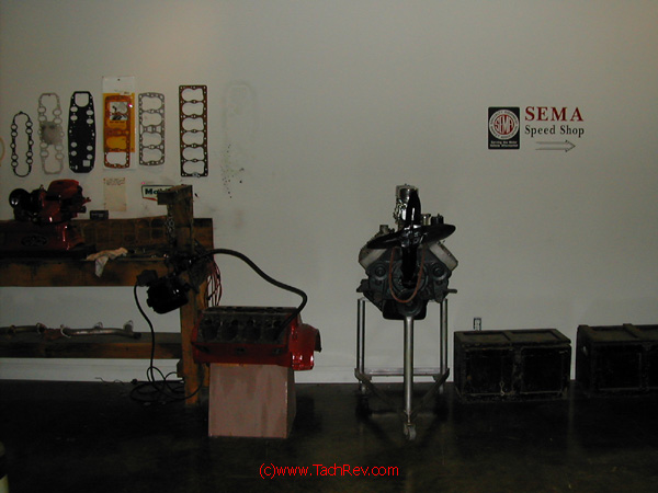 More down-and-dirty cleaning and machine work "before" tranforming to the "after" on the engine stand.