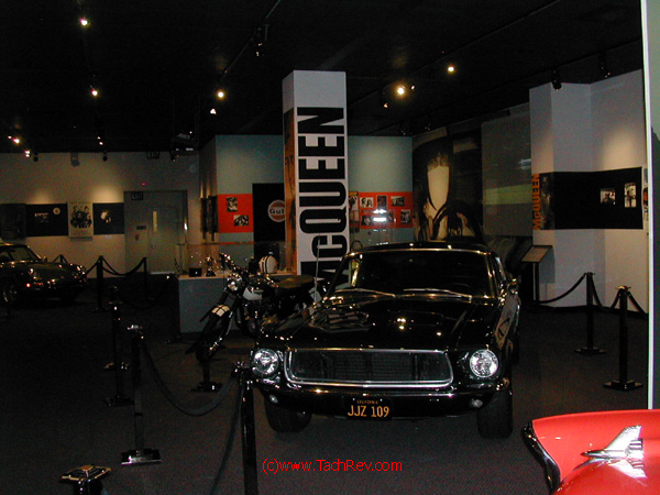 Steve McQueen Mustang, bikes and cars.