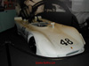 Close-up of one Steve's Racecars at the display.