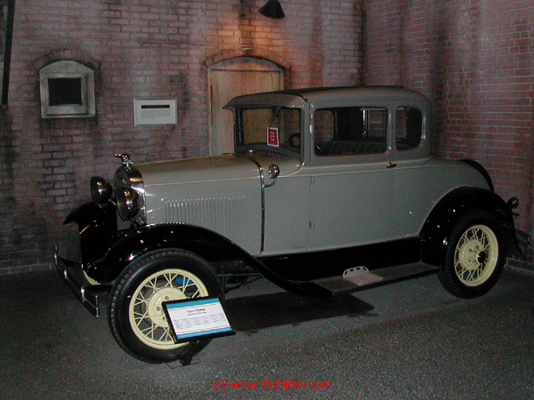 This 1931 displayed Ford is similar to my Billings, Montana friend David Grubbs' 1930 model