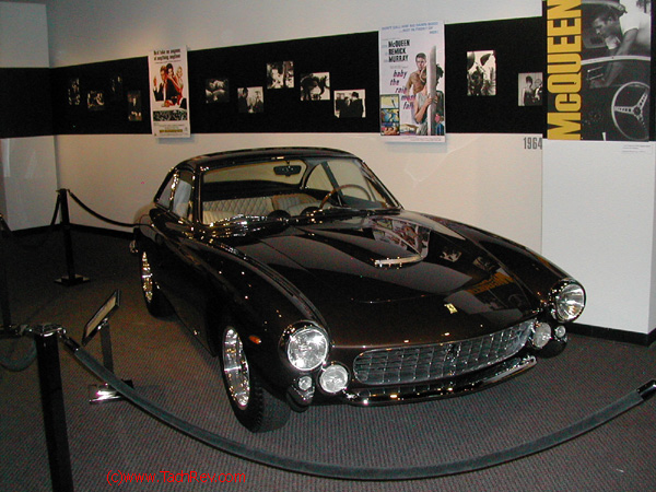 Just prior to this museum visit, I read an article about the restoration of this great Ferrari. It included images of Steve's son driving the car after the restoration and remembering family trips in it when it was new.