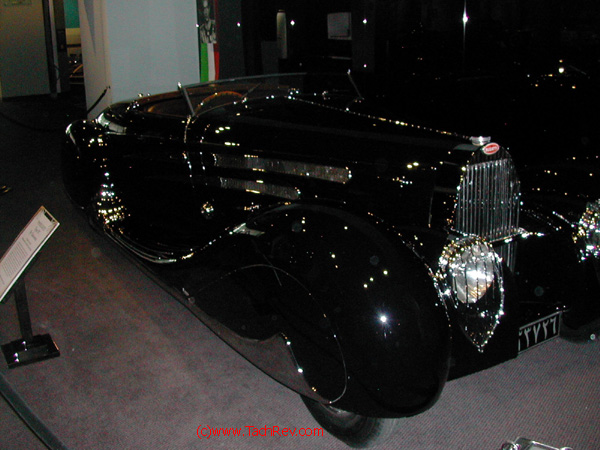 This 1939 Bugatti was given by the French government to the Prince of Persia and future Shah of Iran on the occasion of his first wedding in 1939. Fully restored and saved from the scrap heap this Expression of Automotive Form becomes Art once again.