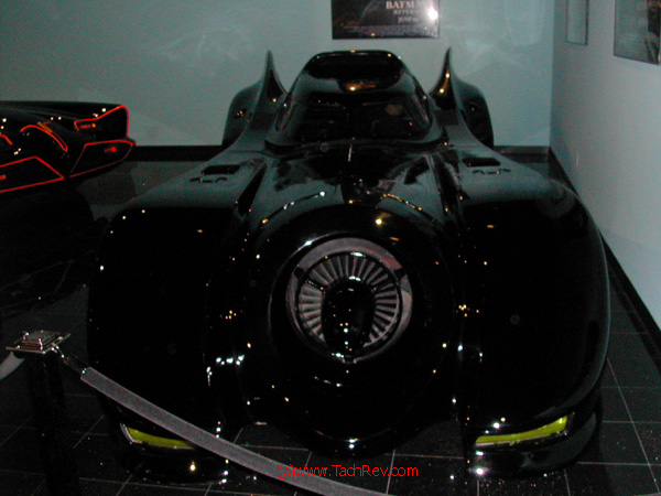 Front intake view of this modern Batmobile.