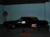 Side view of "The Green Hornet" custom black Chrysler Imperial.