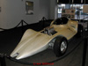 Front 3/4 view of the MANTARAY display at The Petersen Automotive Museum