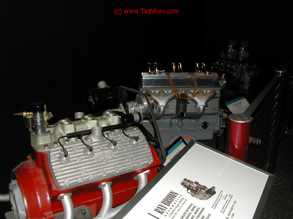 Two Fullrace Flatheads and a Overhead CAM 6 Cylinder Engine display