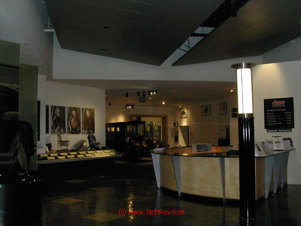 The tour starts here, self paced or guided tours are the options