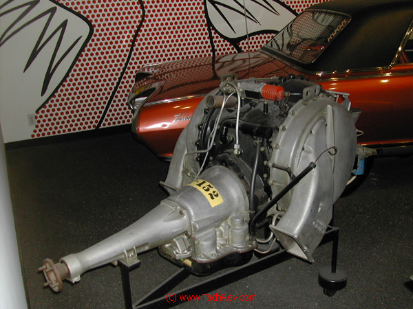 Complete Turbine and transmission rear-view display