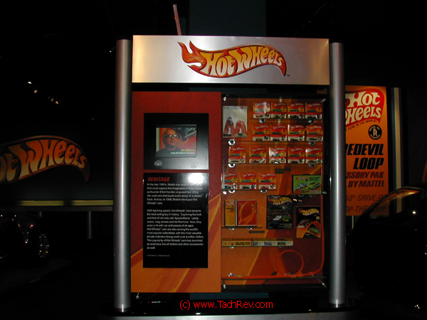 One of the displays that includes the early days of Hot Wheels® cars as originally introduced in 1968. Did I mention that this Hot Wheels® Petersen Museum presentation is an awesome display?