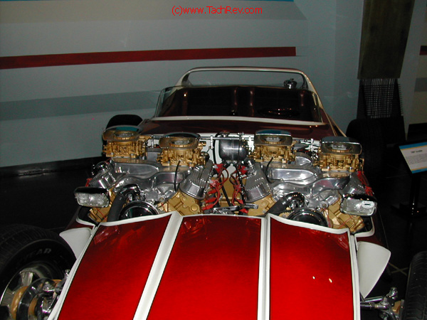 Business end of the dual Pontiac engines - NICE!