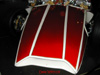 The beautiful nose of Bob Reisner's INVADER roadster.