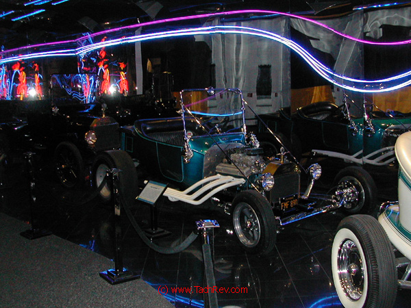 Another vintage T-Bucket Hot Rod on display