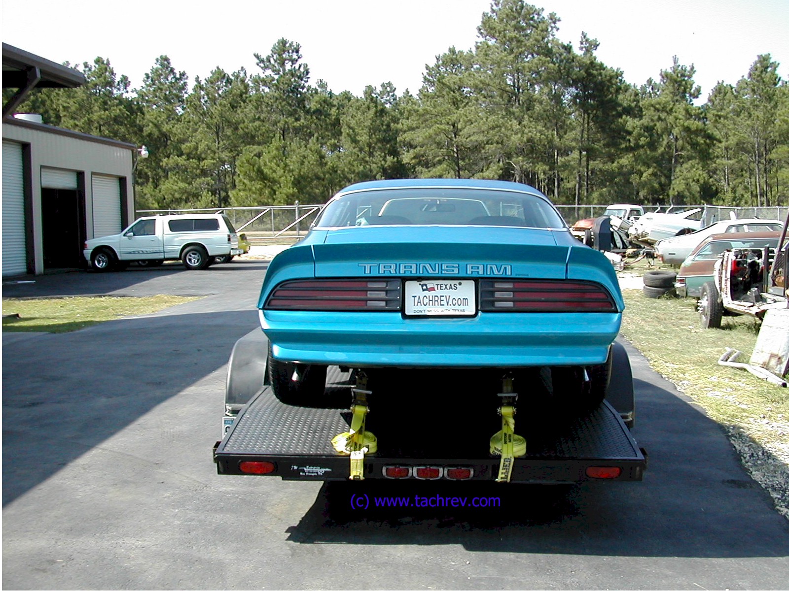 Rear view of Wide Body 2nd Generation Trans Am.